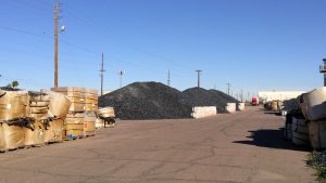 CRT glass at Closed Loop's S 59th. Ave site in Phoenix. © 2016 Resource Recycling, Inc.
