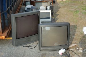 CRTs collected for recycling