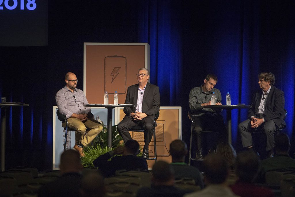 Panel of speakers at the 2018 E-Scrap Conference.