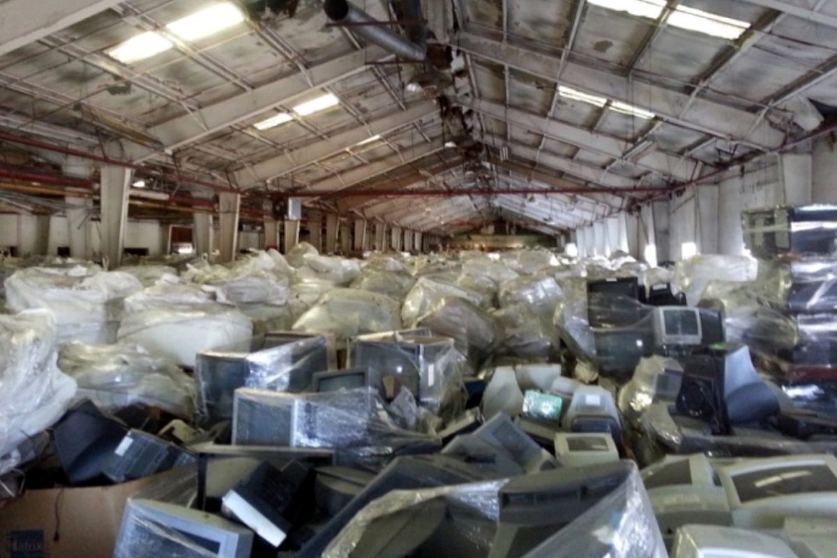 A warehouse full of CRTs.