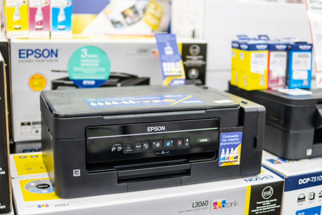 Epson printer in store.