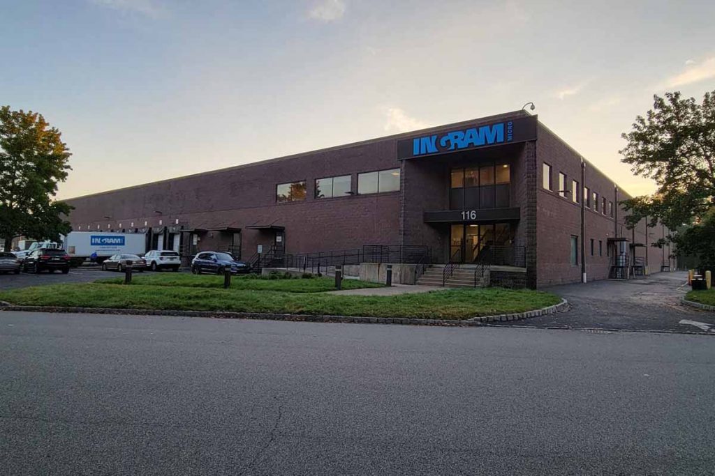 Ingram Micro's New Jersey facility exterior.