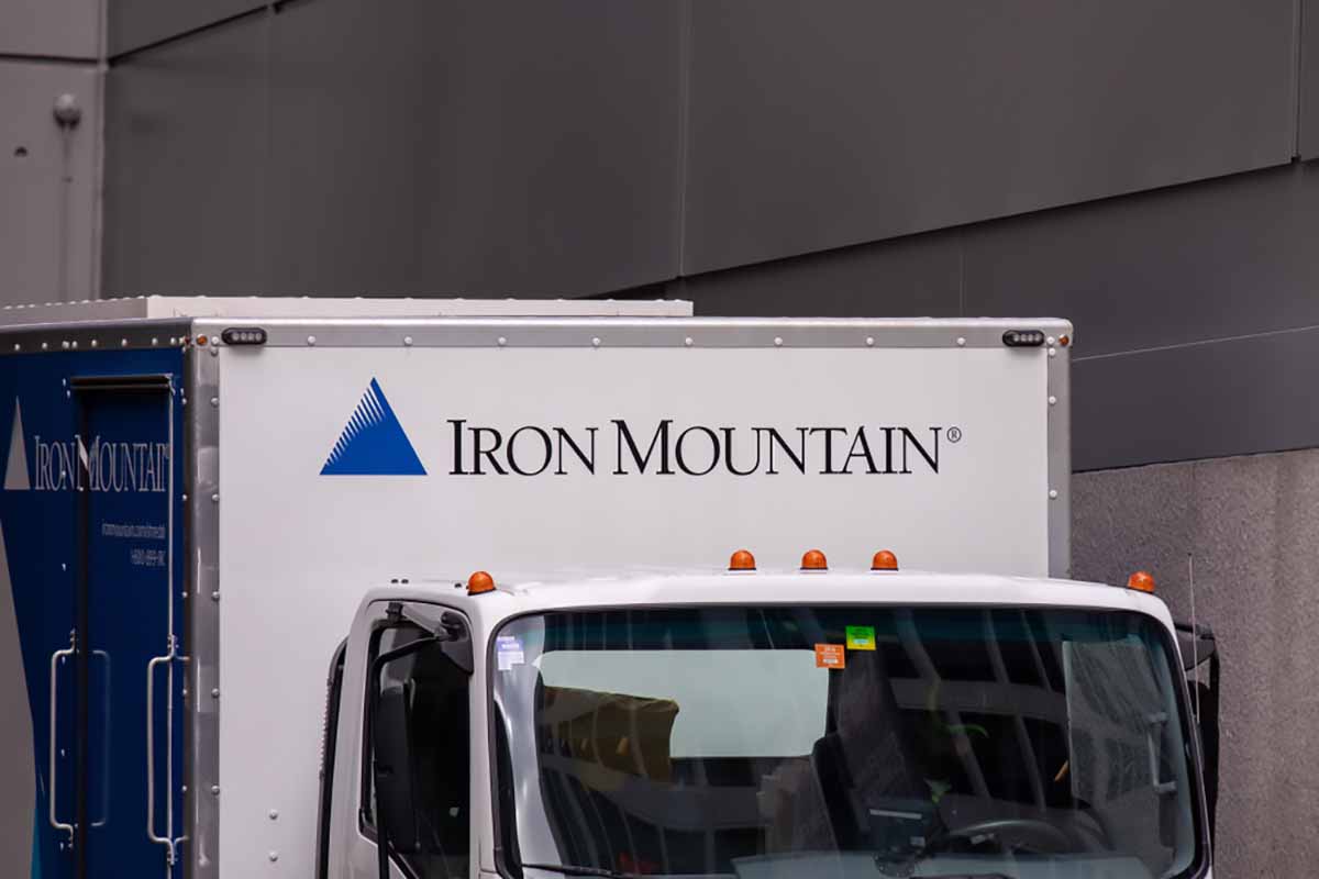 Iron Mountain truck.