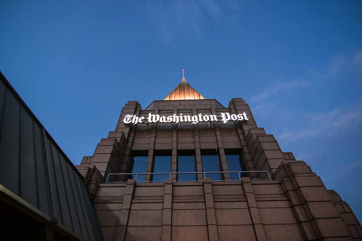 Washington Post building exterior.