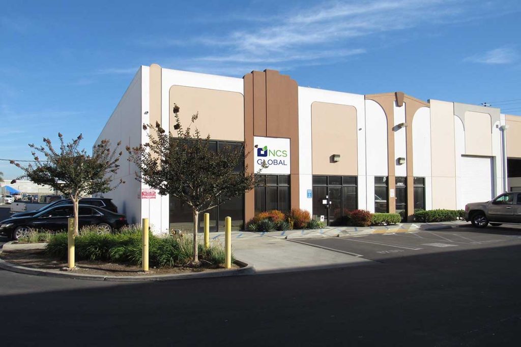 NCS Global's Inglewood, Calif. facility exterior.