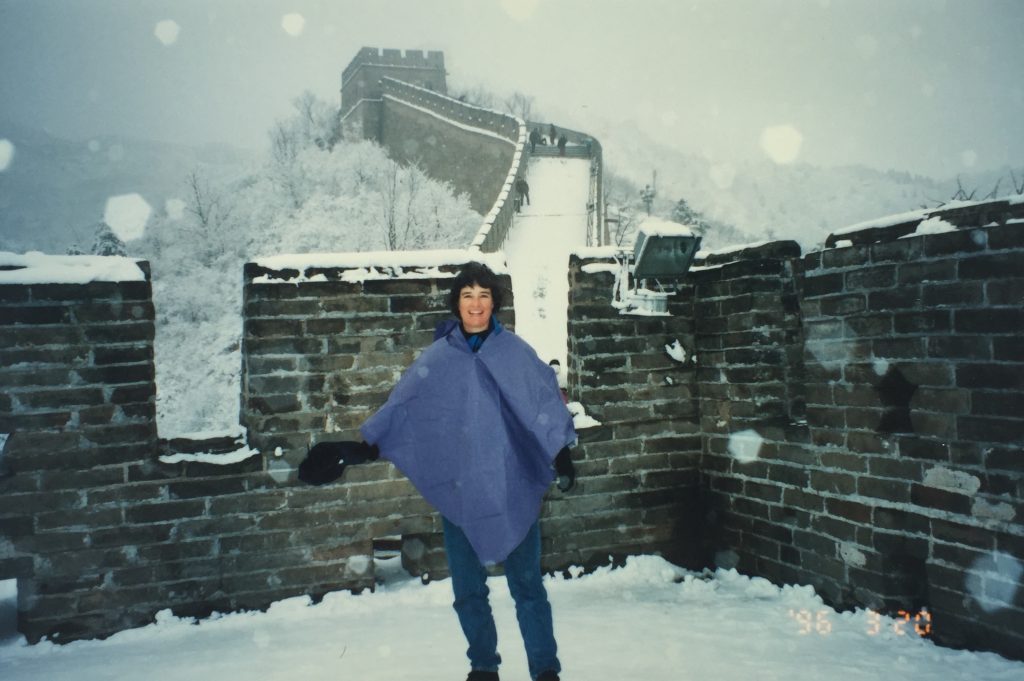 Patty at the Great Wall of China