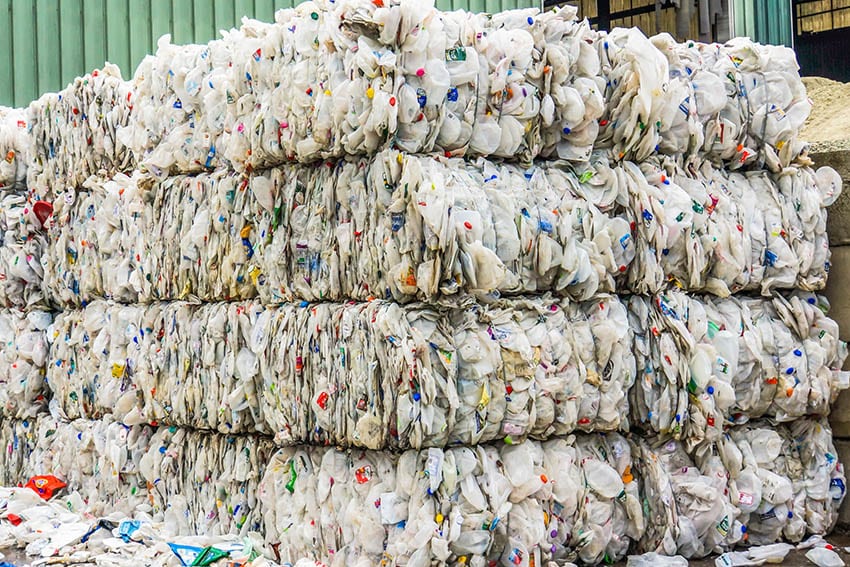 baled plastics