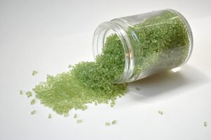 Green PLA resins from Bioplastic Recycling.