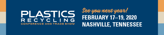 Save the Date for the 2020 Plastics Recycling Conference.