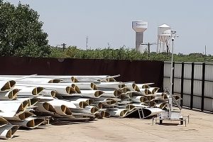 Despite recycling efforts, many older wind turbine blades still