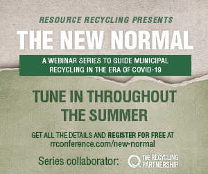 The New Normal webinar series from Resource Recycling