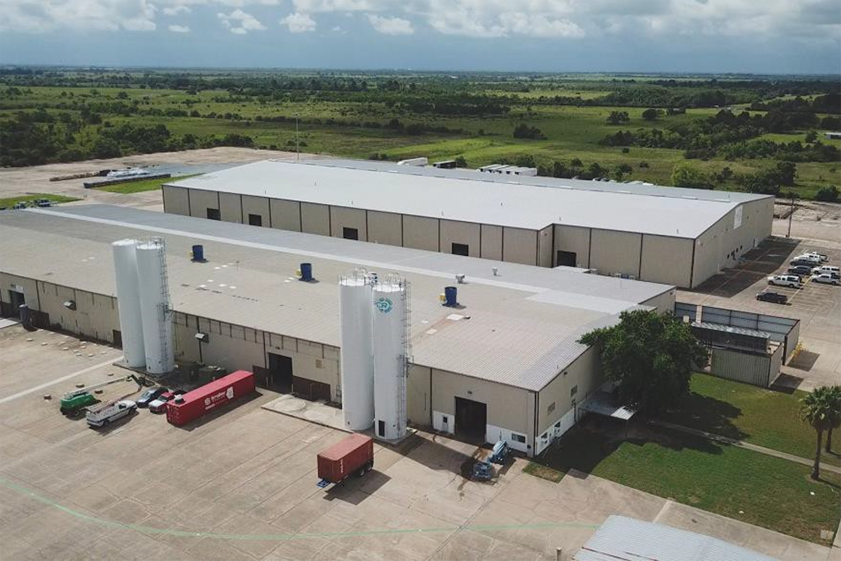 Avangard's Waller, Texas facility seen from above.