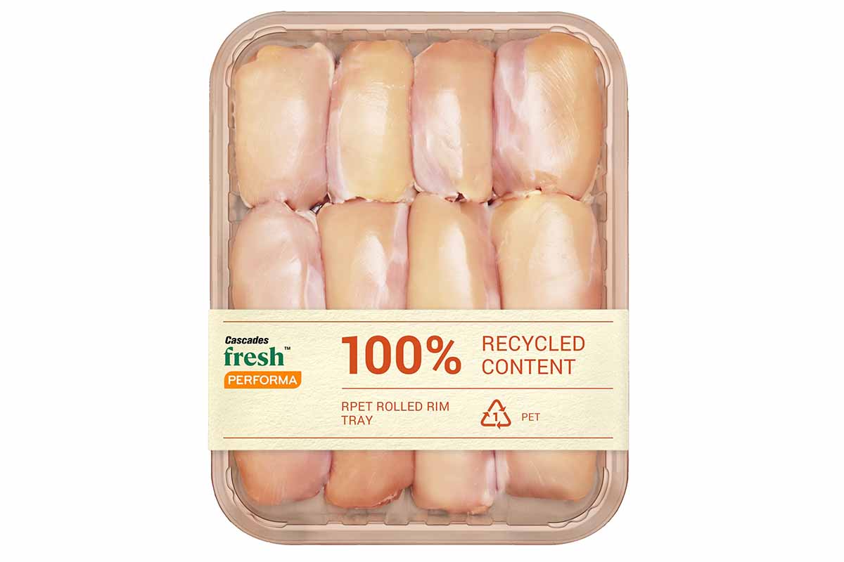 100% recycled content packaging from Cascades.