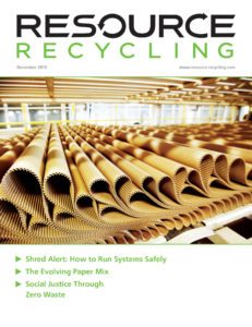 Resource Recycling magazine, Dec. 2016