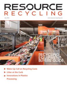 Resource Recycling magazine, July 2016