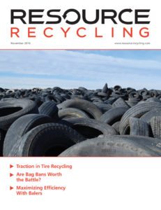 Resource Recycling, Nov. 2016