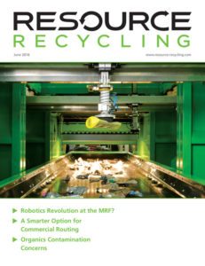 Resource Recycling magazine, June 2016