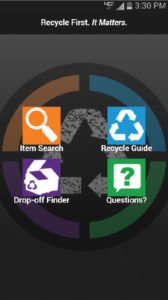 Greensboros Recycle First app.