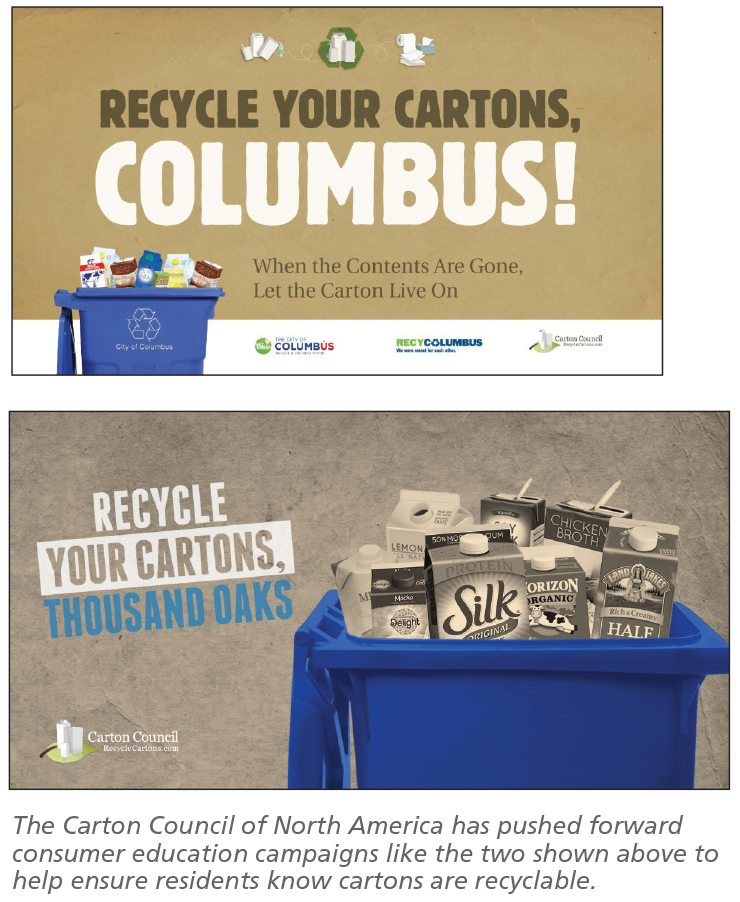 Carton recycling