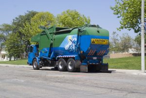 Recycling truck