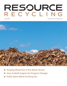 April 2016, Resource Recycling