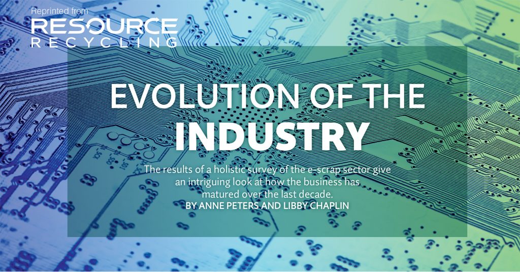 Evolution of the industry, Resource Recycling March 2016