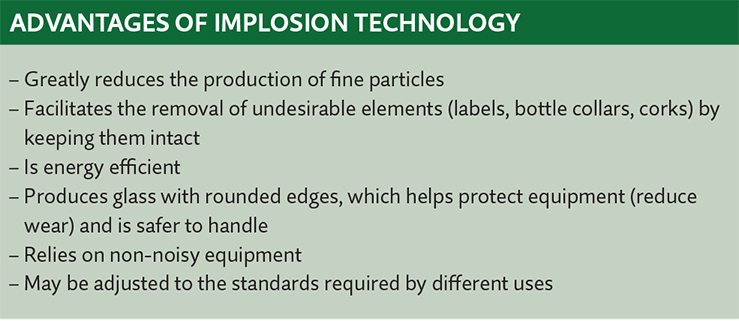 Vermette, glass implosion technology