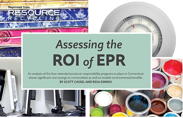 Assessing The Roi Of Epr Resource Recycling!    News - the nation s 100th extended producer responsibility law passed in 2016 that is a sharp contrast to the start of the epr movement in the u s in 2000