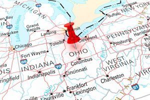 Ohio map