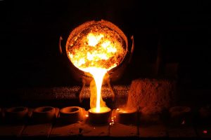 Molten Steel Pouring