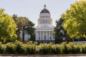 California statehouse in Sacramento.