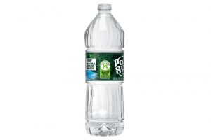 Poland Spring water bottle.