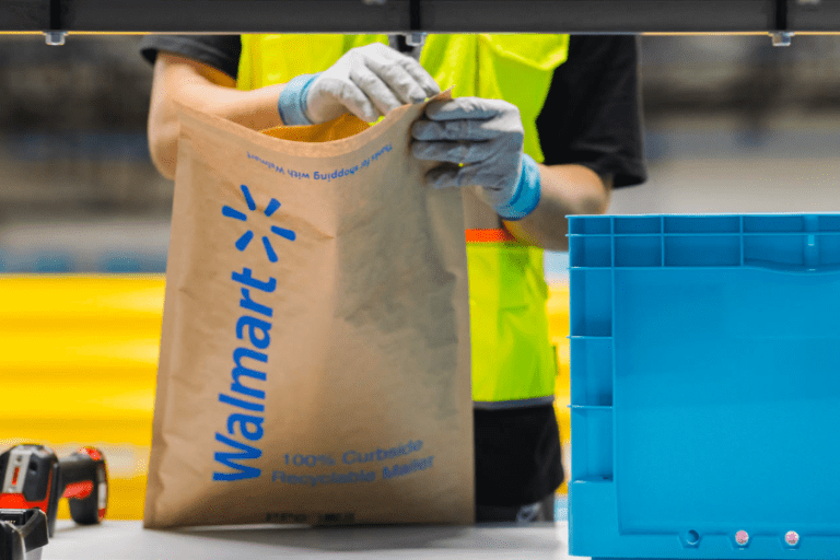 Walmart shifts from plastic to paper mailers