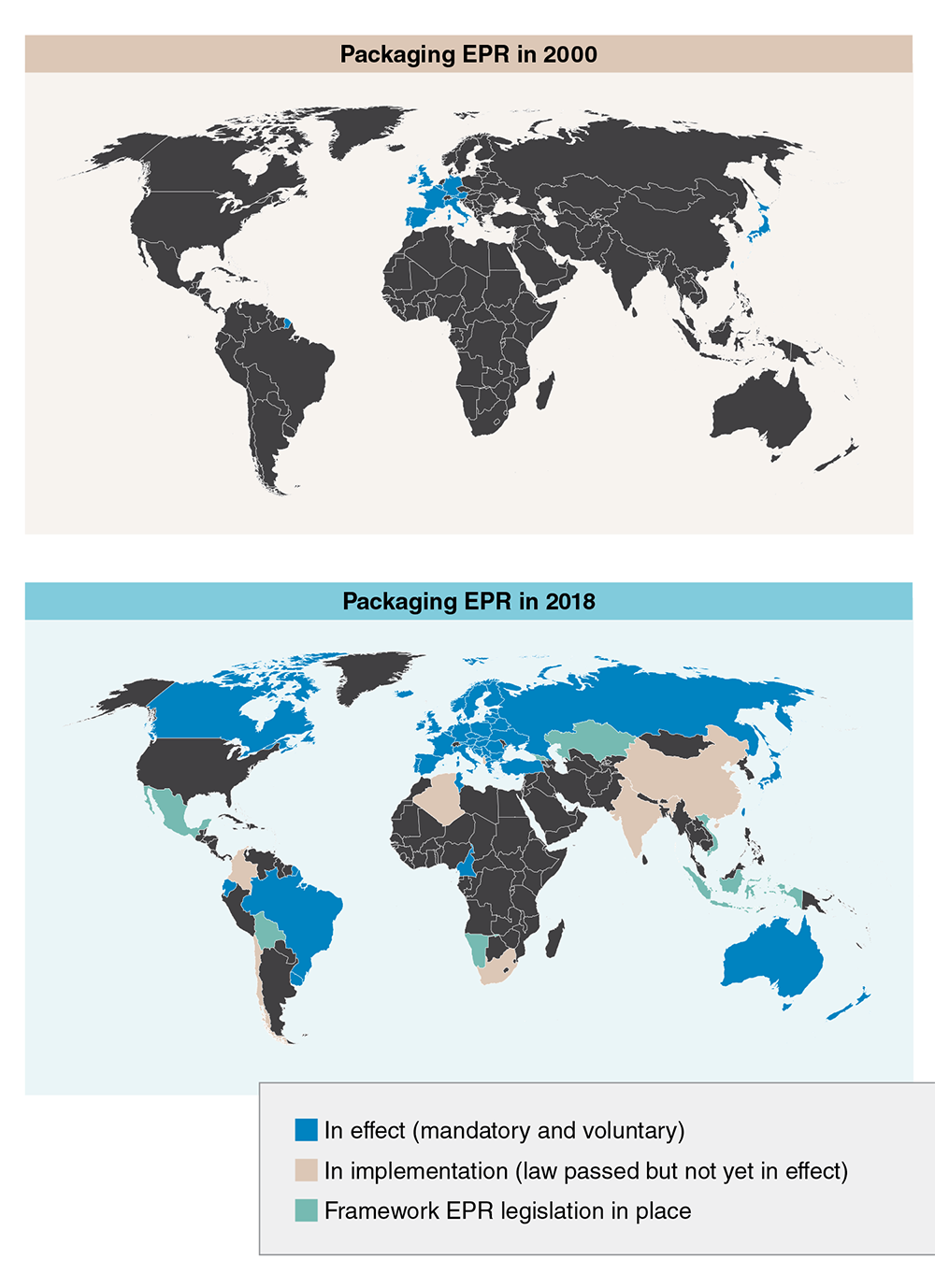 Data Sort: Worldwide expansion of packaging EPR