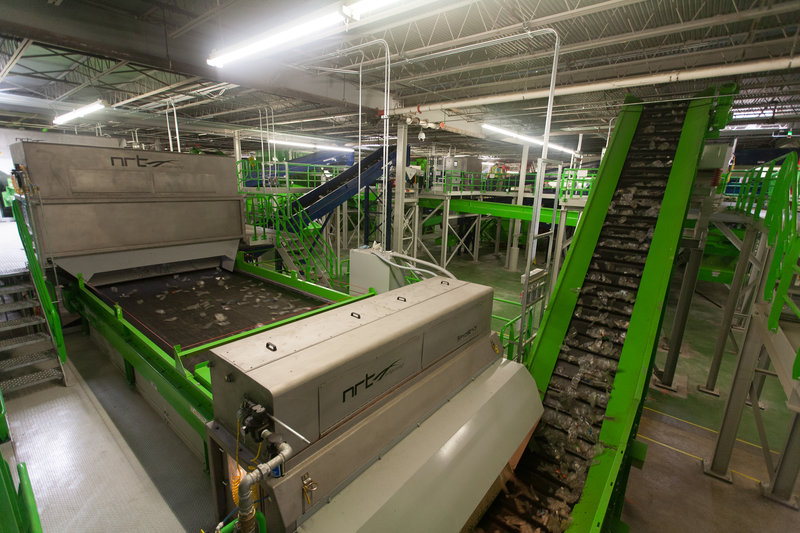 Unifi plant utilizes advanced sortation and de-labeling technologies