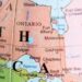 Ontario map.