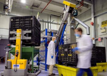 Battery recycling equipment- Argonne National Labratory