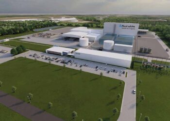 Rendering of Aurubis facility planned for Richmond County, Ga.
