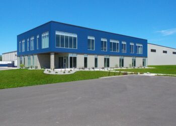 Exterior of Dynamic's new facility.