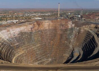 Glencore's Mount Isa Mine seen from above.