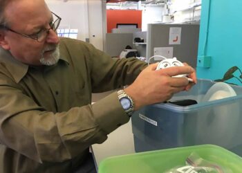 Jim Lynch at TechSoup offices.