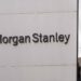 Morgan Stanley company sign on building in Texas.