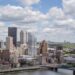 Skyline view of Pittsburgh.