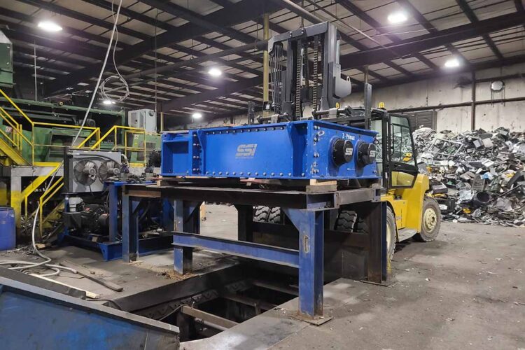 Synergy's new SSI Pri-Max shredder.