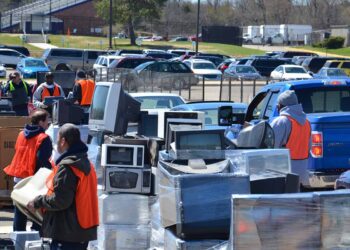 E-Scrap collection event, Susan Montgomery, Shutterstock