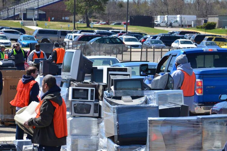 E-Scrap collection event, Susan Montgomery, Shutterstock