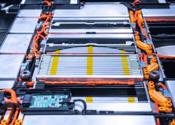 EV car lithium battery pack.