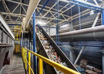 Recycling conveyor belt