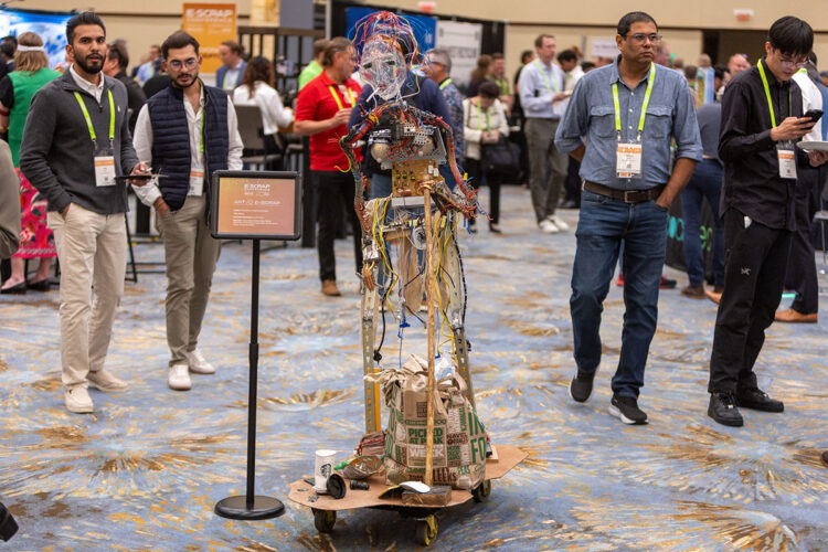 Texas students turn old tech and e-scrap into art