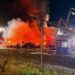 Fire at an EMR recycling facility in Camden, New Jersey May 29, 2026.